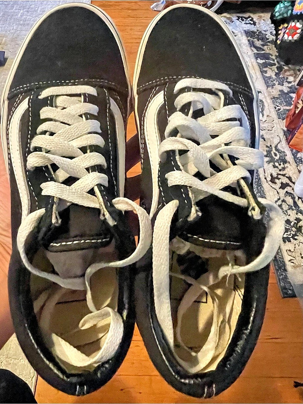 Vans Old Skool Black White Sneakers US 7.0